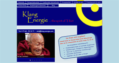 Desktop Screenshot of klang-energie.com